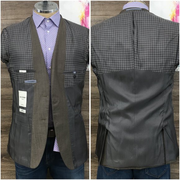 Ben Sherman Mens Blazer Sport Coat Two Button Casual Jacket Size 40L Wool Suits‎ - Picture 7 of 13